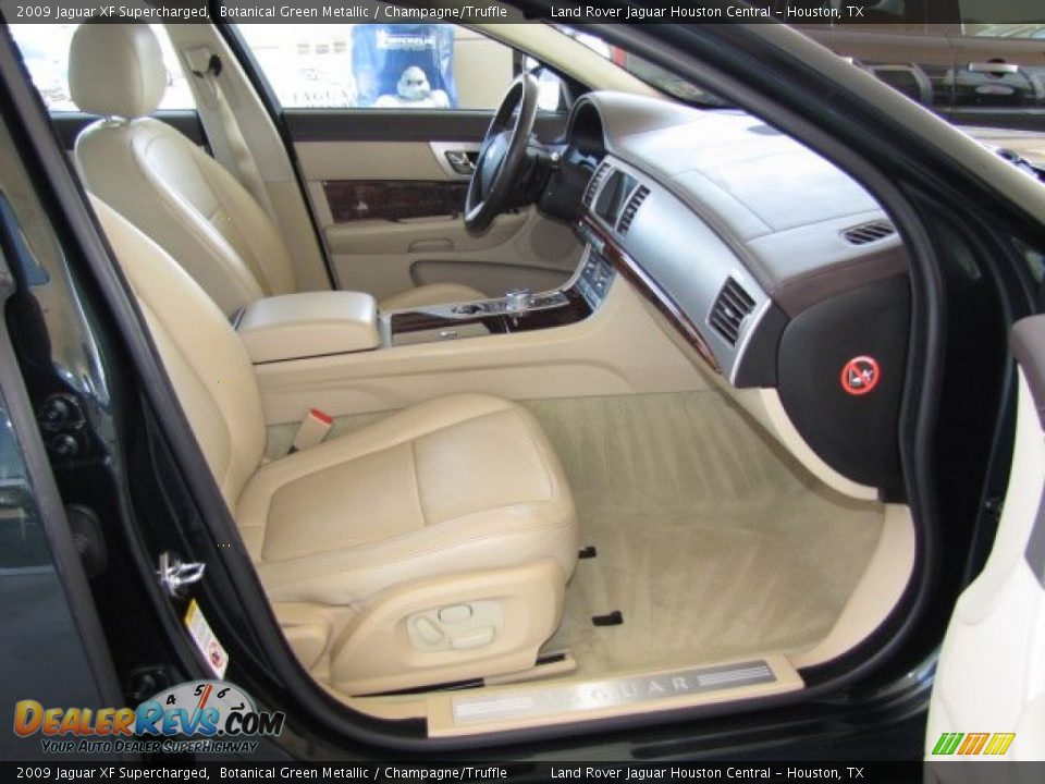 Champagne/Truffle Interior - 2009 Jaguar XF Supercharged Photo #23