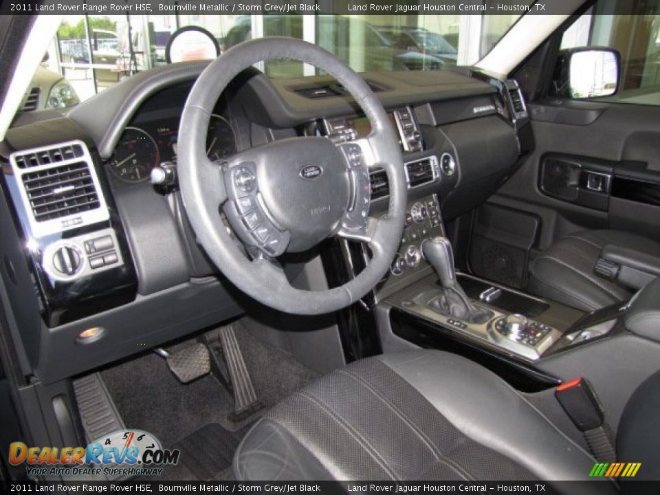Storm Grey/Jet Black Interior - 2011 Land Rover Range Rover HSE Photo #12