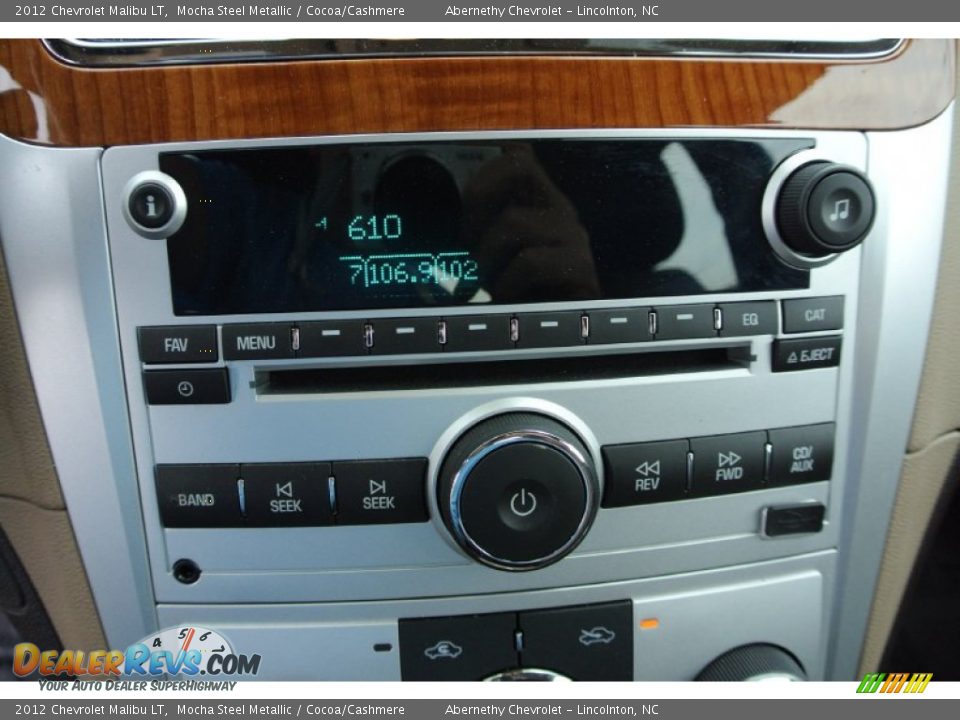 2012 Chevrolet Malibu LT Mocha Steel Metallic / Cocoa/Cashmere Photo #10