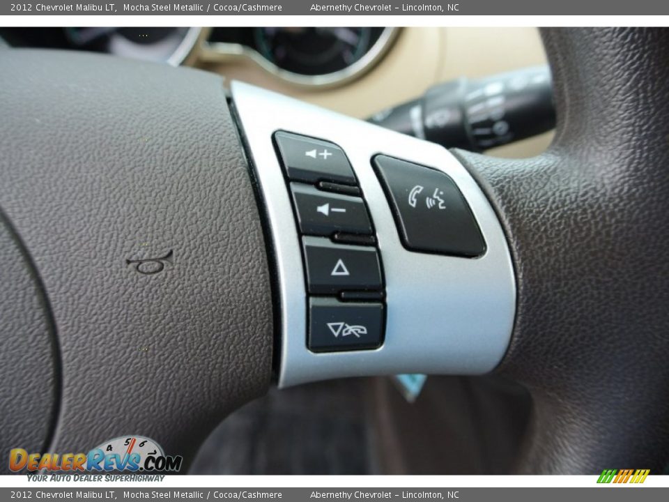 2012 Chevrolet Malibu LT Mocha Steel Metallic / Cocoa/Cashmere Photo #11