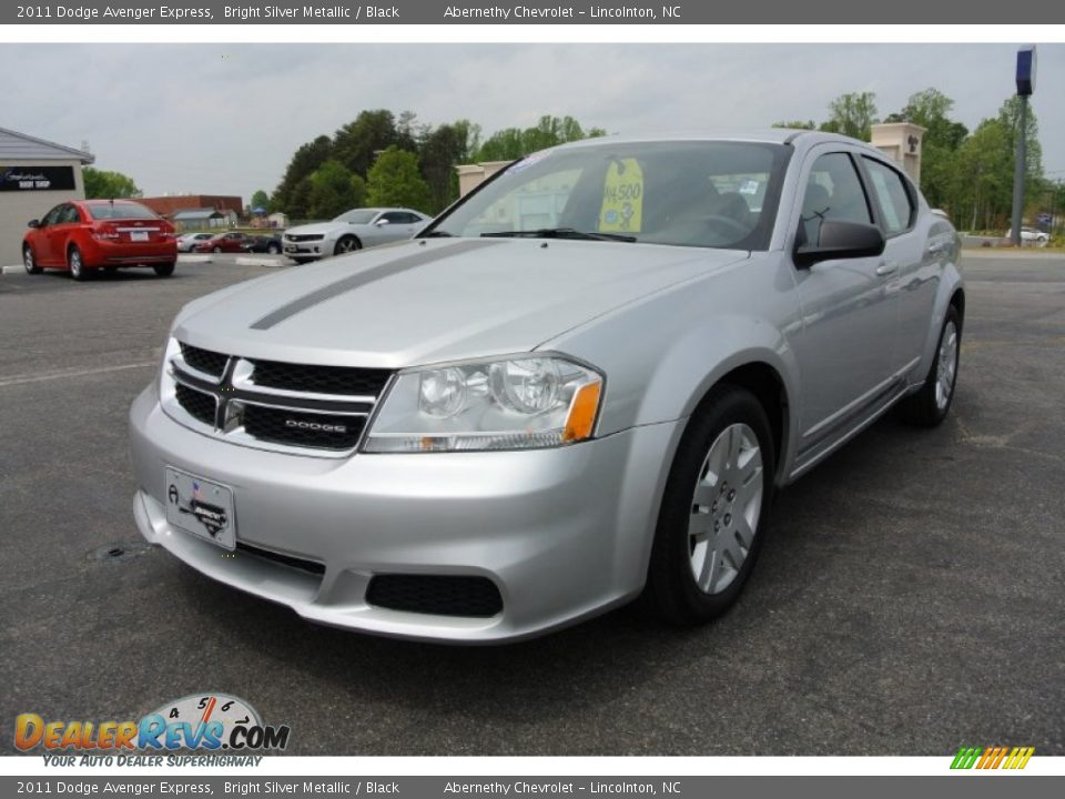2011 Dodge Avenger Express Bright Silver Metallic / Black Photo #2