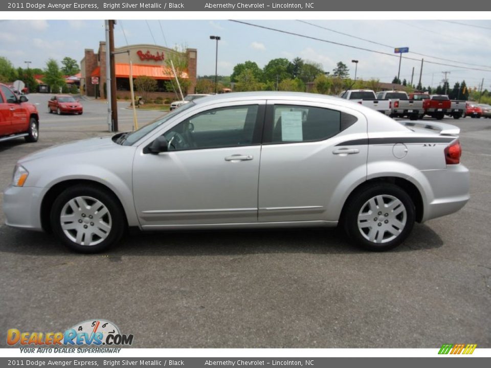 2011 Dodge Avenger Express Bright Silver Metallic / Black Photo #3