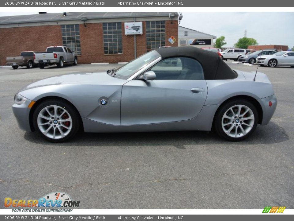 Silver Grey Metallic 2006 BMW Z4 3.0i Roadster Photo #3