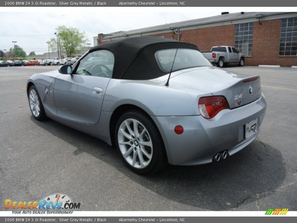 2006 BMW Z4 3.0i Roadster Silver Grey Metallic / Black Photo #4