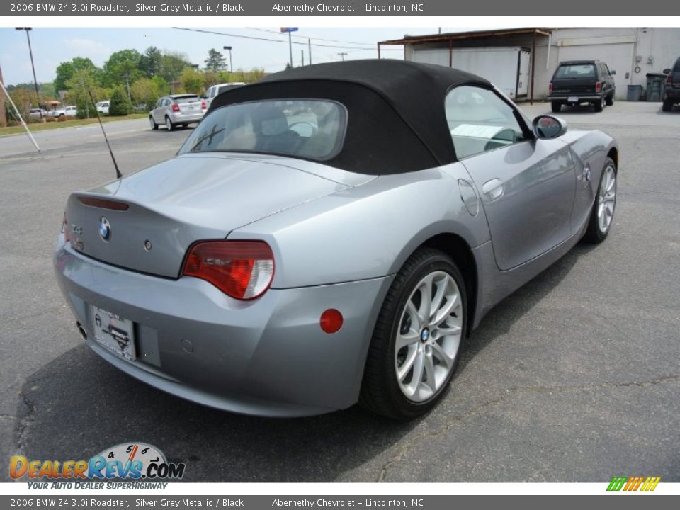 2006 BMW Z4 3.0i Roadster Silver Grey Metallic / Black Photo #5