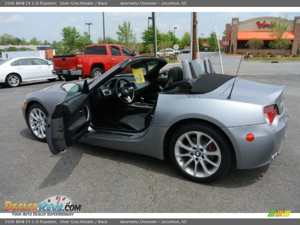 2006 BMW Z4 3.0i Roadster Silver Grey Metallic / Black Photo #19