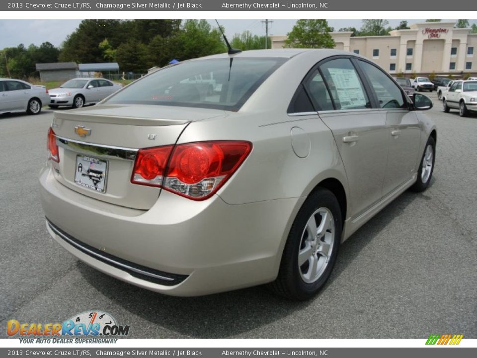 2013 Chevrolet Cruze LT/RS Champagne Silver Metallic / Jet Black Photo #5