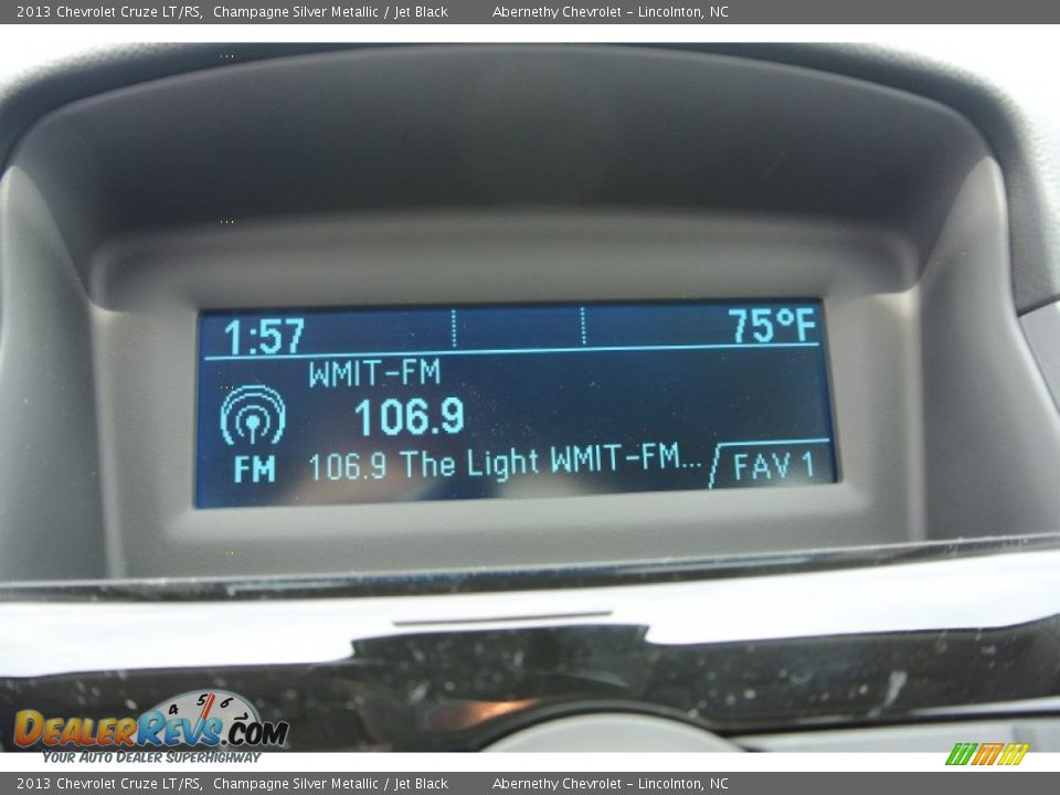 2013 Chevrolet Cruze LT/RS Champagne Silver Metallic / Jet Black Photo #12