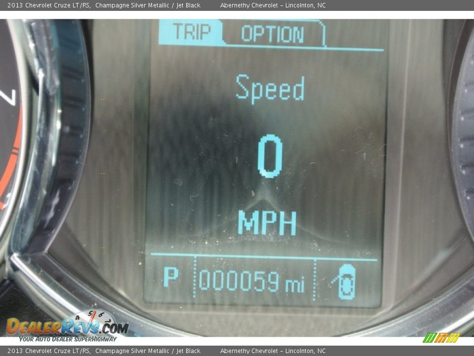2013 Chevrolet Cruze LT/RS Champagne Silver Metallic / Jet Black Photo #13