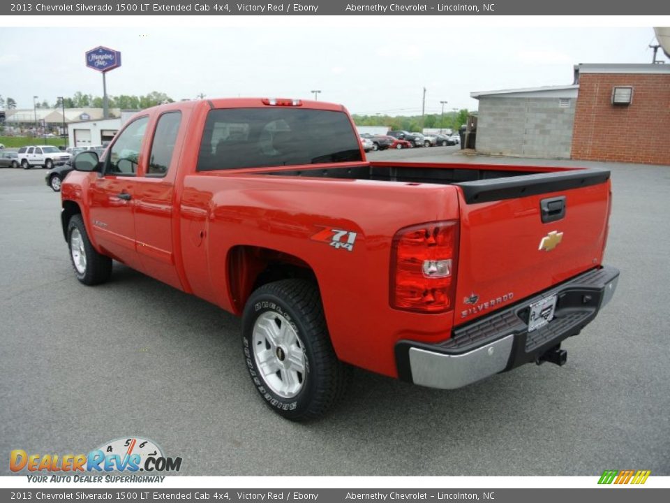 2013 Chevrolet Silverado 1500 LT Extended Cab 4x4 Victory Red / Ebony Photo #4