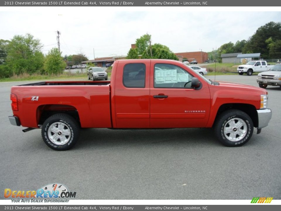 2013 Chevrolet Silverado 1500 LT Extended Cab 4x4 Victory Red / Ebony Photo #7