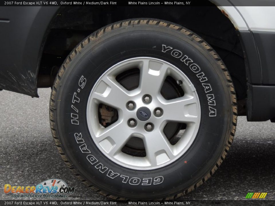 2007 Ford Escape XLT V6 4WD Oxford White / Medium/Dark Flint Photo #6