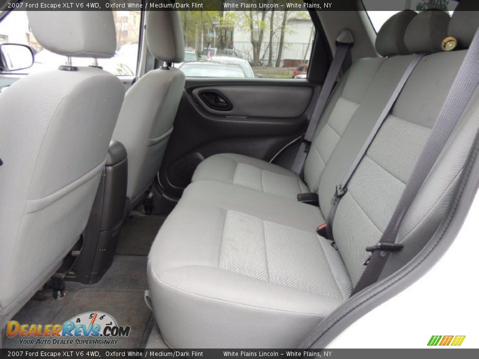 2007 Ford Escape XLT V6 4WD Oxford White / Medium/Dark Flint Photo #10