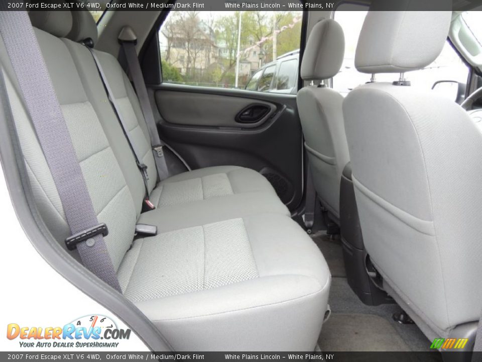 2007 Ford Escape XLT V6 4WD Oxford White / Medium/Dark Flint Photo #11
