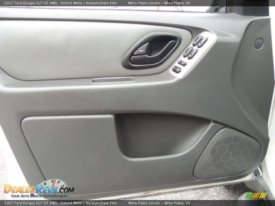 2007 Ford Escape XLT V6 4WD Oxford White / Medium/Dark Flint Photo #14