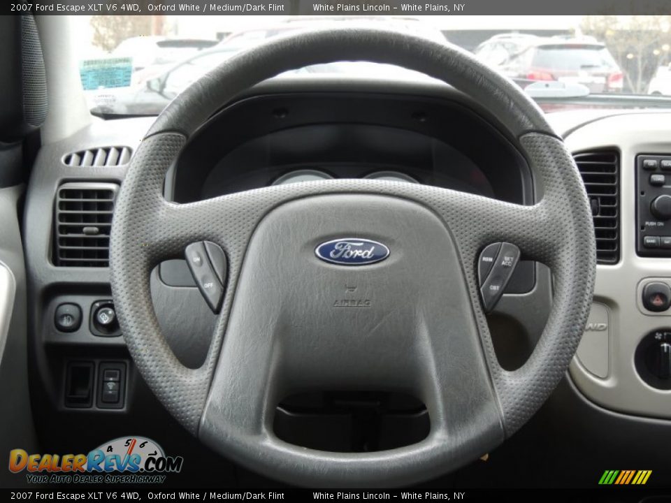 2007 Ford Escape XLT V6 4WD Oxford White / Medium/Dark Flint Photo #20