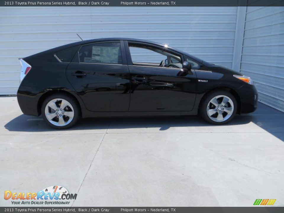 2013 Toyota Prius Persona Series Hybrid Black / Dark Gray Photo #3