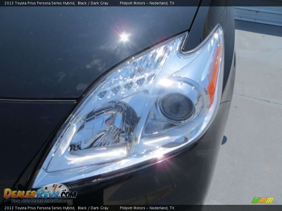 2013 Toyota Prius Persona Series Hybrid Black / Dark Gray Photo #11