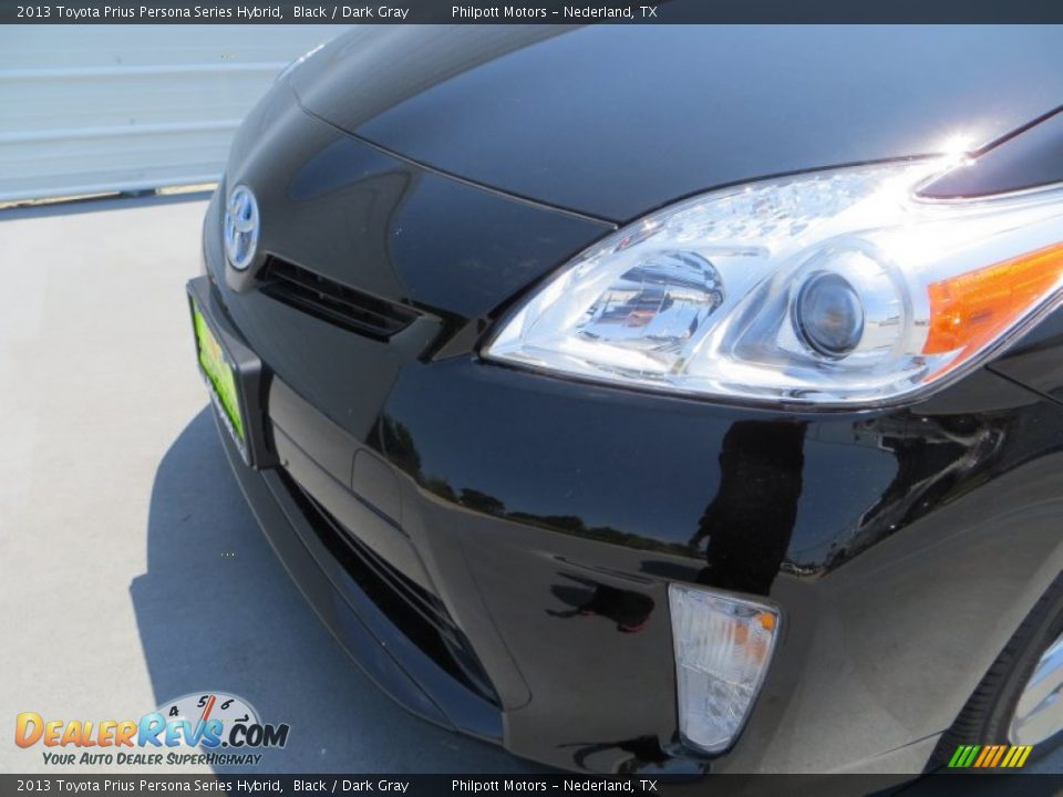 2013 Toyota Prius Persona Series Hybrid Black / Dark Gray Photo #12
