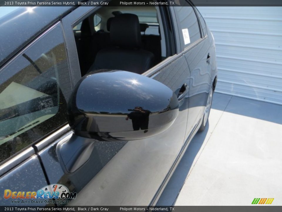 2013 Toyota Prius Persona Series Hybrid Black / Dark Gray Photo #15