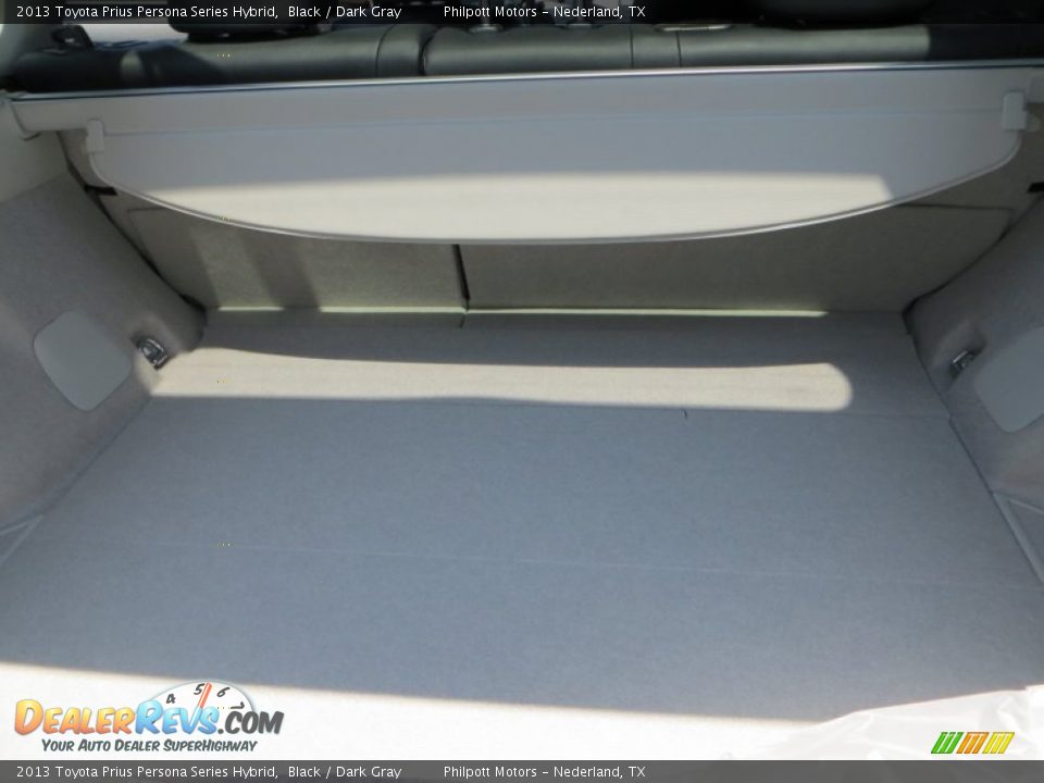 2013 Toyota Prius Persona Series Hybrid Black / Dark Gray Photo #17