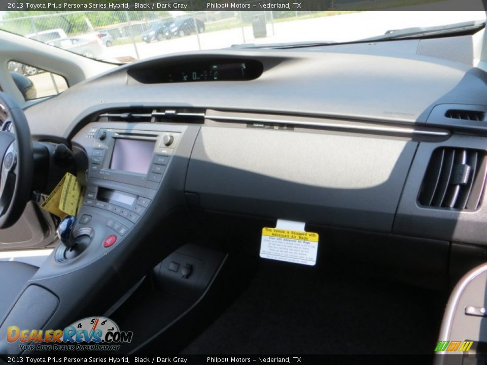 2013 Toyota Prius Persona Series Hybrid Black / Dark Gray Photo #19
