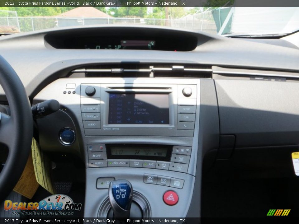 2013 Toyota Prius Persona Series Hybrid Black / Dark Gray Photo #26