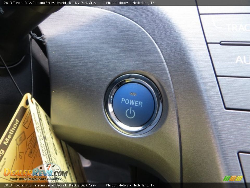 2013 Toyota Prius Persona Series Hybrid Black / Dark Gray Photo #29