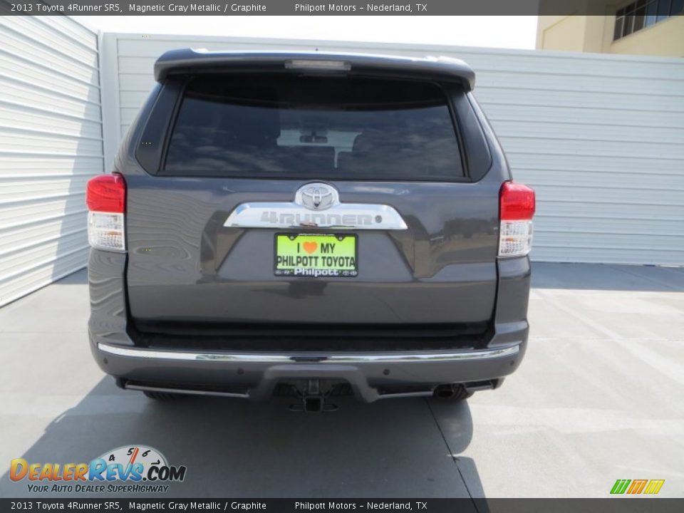 2013 Toyota 4Runner SR5 Magnetic Gray Metallic / Graphite Photo #5