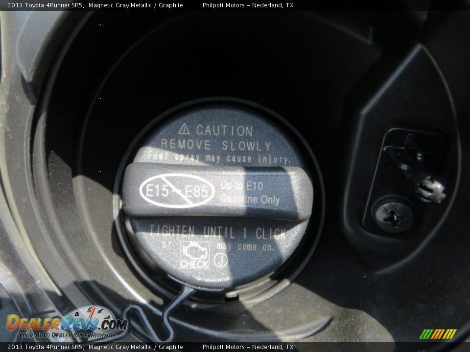 2013 Toyota 4Runner SR5 Magnetic Gray Metallic / Graphite Photo #13