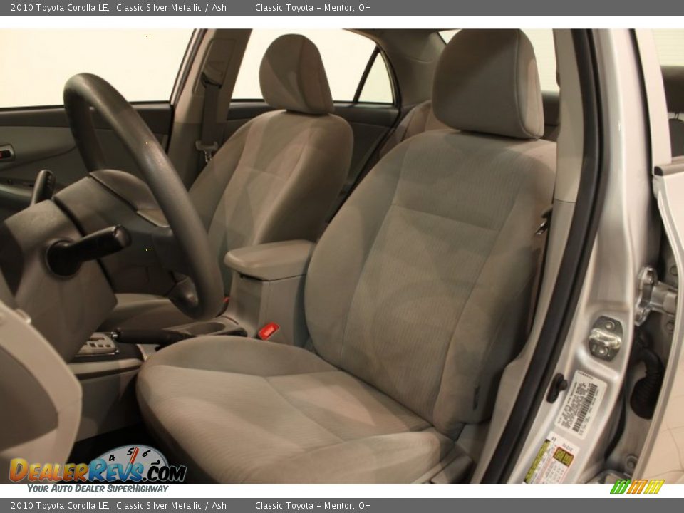 2010 Toyota Corolla LE Classic Silver Metallic / Ash Photo #5