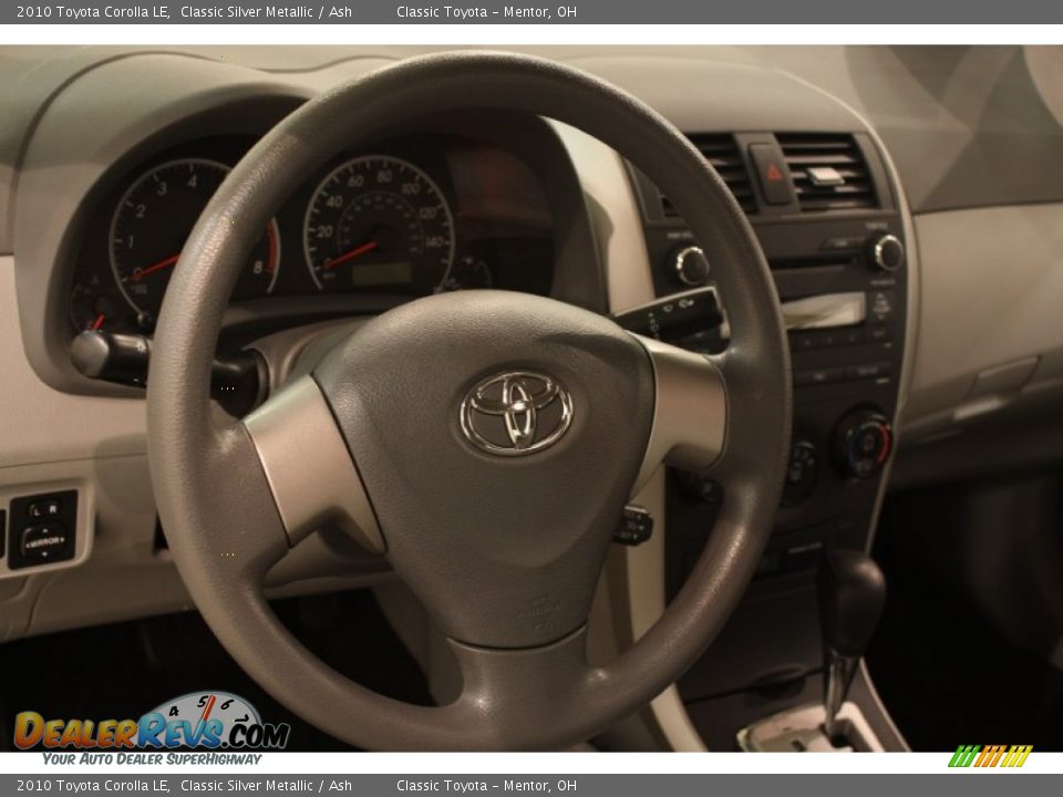 2010 Toyota Corolla LE Classic Silver Metallic / Ash Photo #6