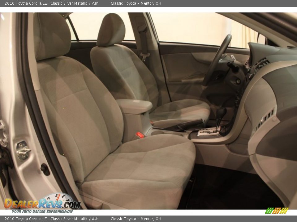 2010 Toyota Corolla LE Classic Silver Metallic / Ash Photo #10
