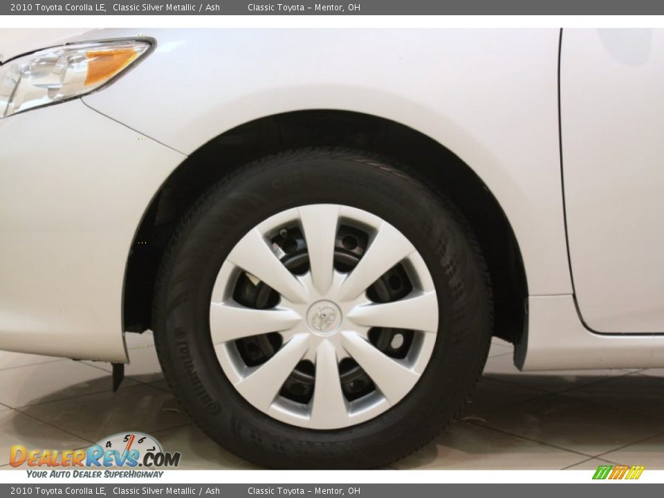 2010 Toyota Corolla LE Classic Silver Metallic / Ash Photo #15