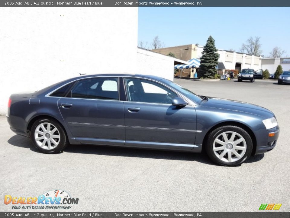 Northern Blue Pearl 2005 Audi A8 L 4.2 quattro Photo #6