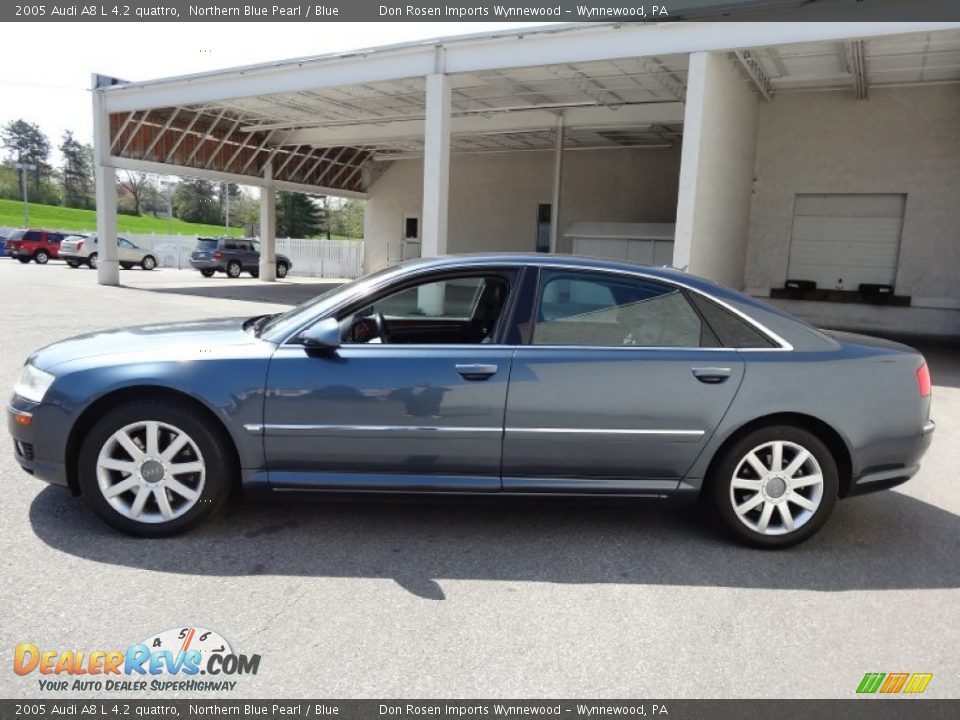 Northern Blue Pearl 2005 Audi A8 L 4.2 quattro Photo #10