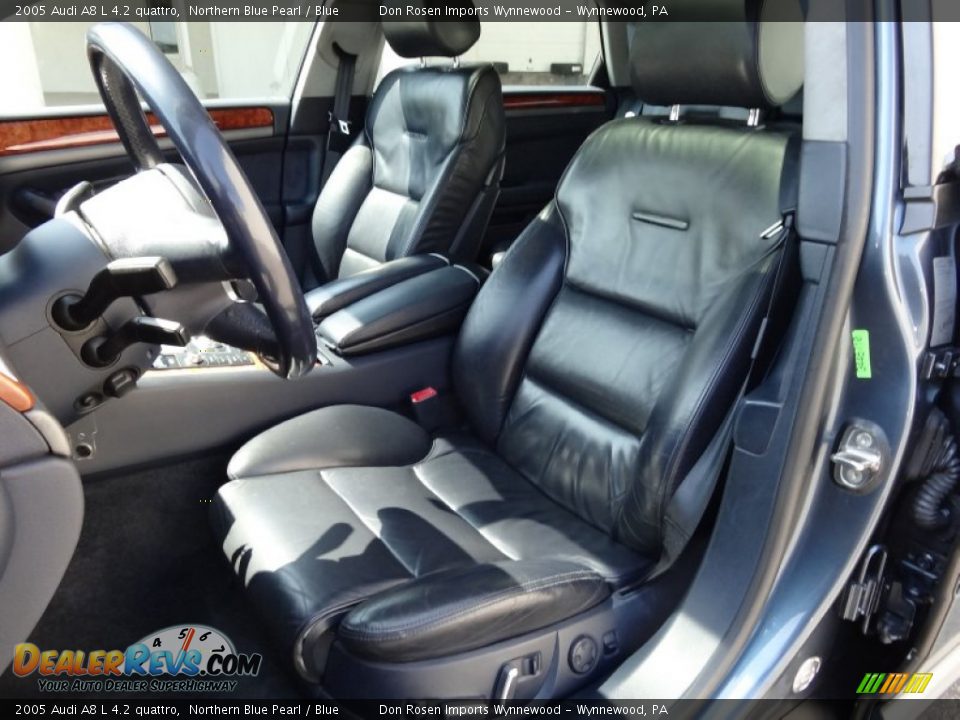 Front Seat of 2005 Audi A8 L 4.2 quattro Photo #16