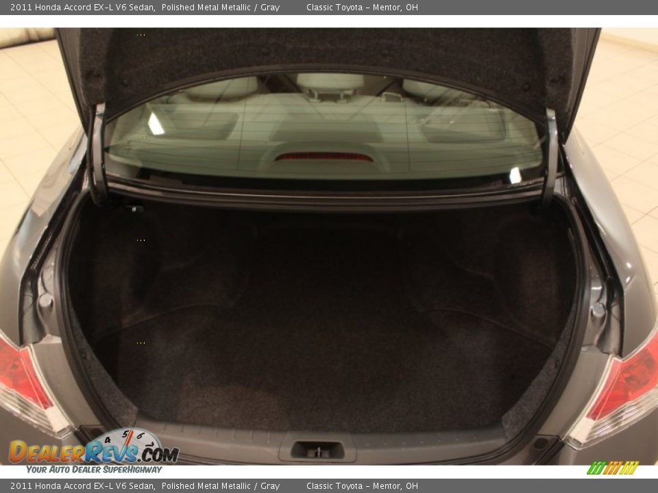 2011 Honda Accord EX-L V6 Sedan Polished Metal Metallic / Gray Photo #14