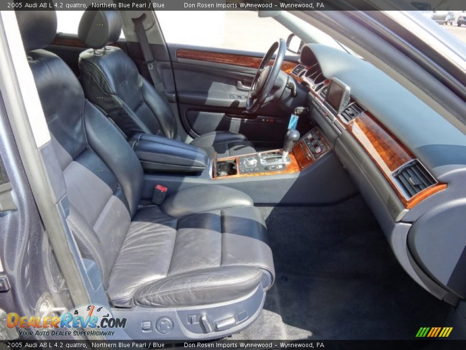 Blue Interior - 2005 Audi A8 L 4.2 quattro Photo #18