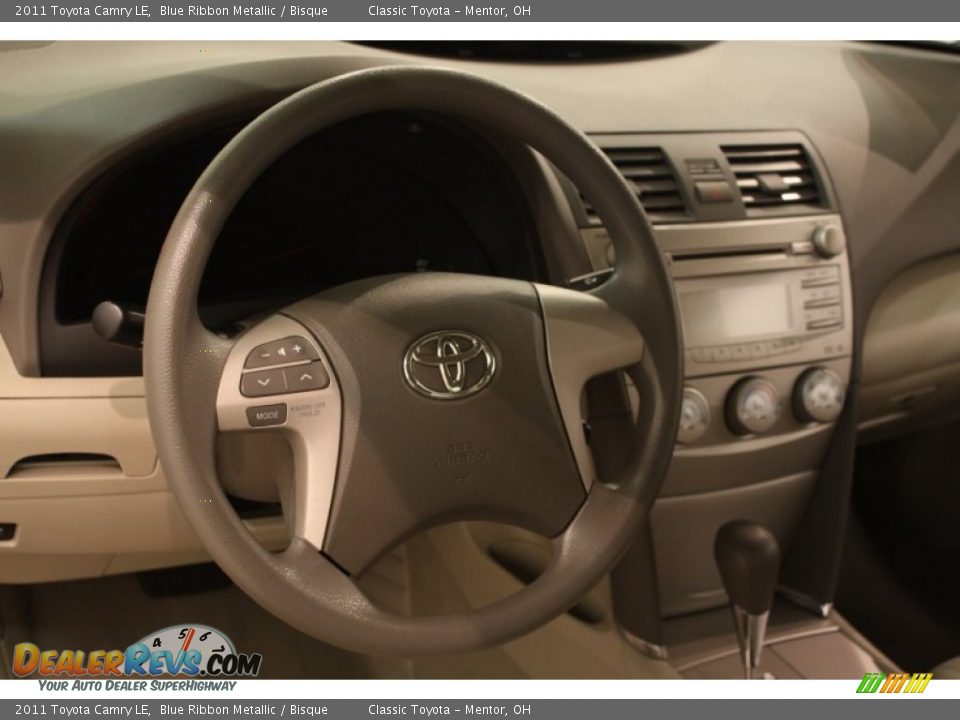 2011 Toyota Camry LE Blue Ribbon Metallic / Bisque Photo #6