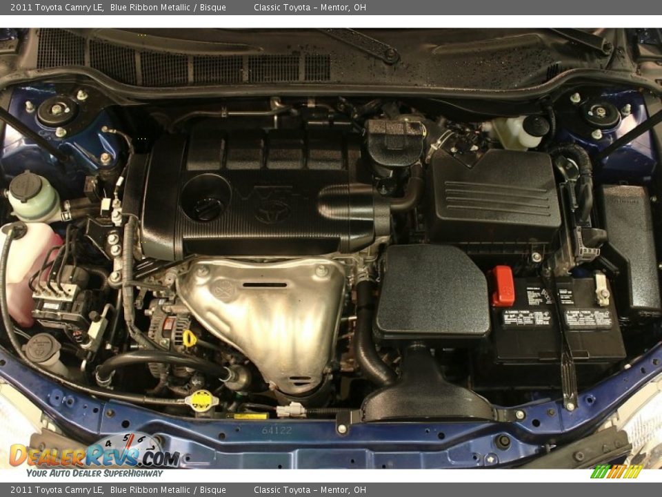 2011 Toyota Camry LE Blue Ribbon Metallic / Bisque Photo #15