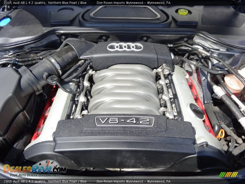 2005 Audi A8 L 4.2 quattro 4.2 Liter DOHC 40-Valve V8 Engine Photo #32