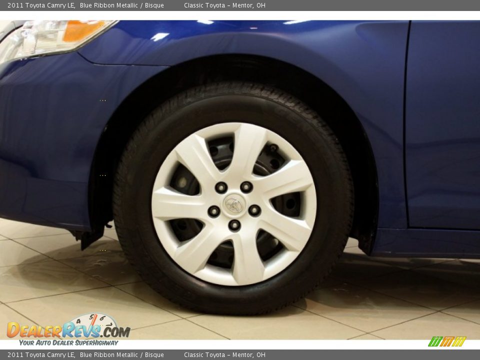 2011 Toyota Camry LE Blue Ribbon Metallic / Bisque Photo #16