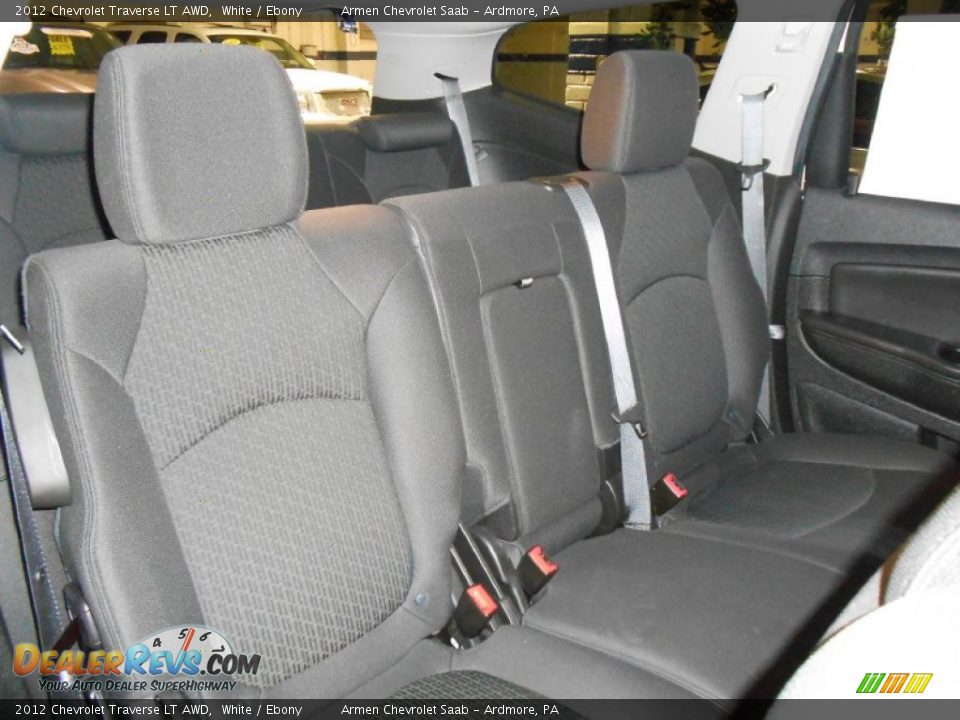 2012 Chevrolet Traverse LT AWD White / Ebony Photo #15