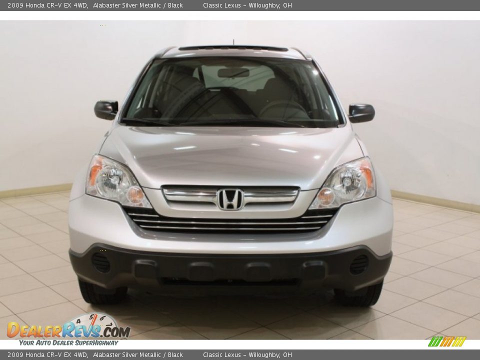 2009 Honda CR-V EX 4WD Alabaster Silver Metallic / Black Photo #2