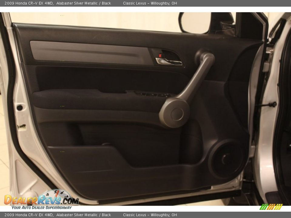 2009 Honda CR-V EX 4WD Alabaster Silver Metallic / Black Photo #4