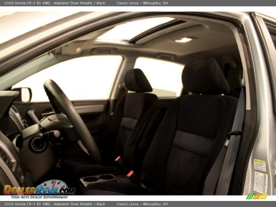 2009 Honda CR-V EX 4WD Alabaster Silver Metallic / Black Photo #5
