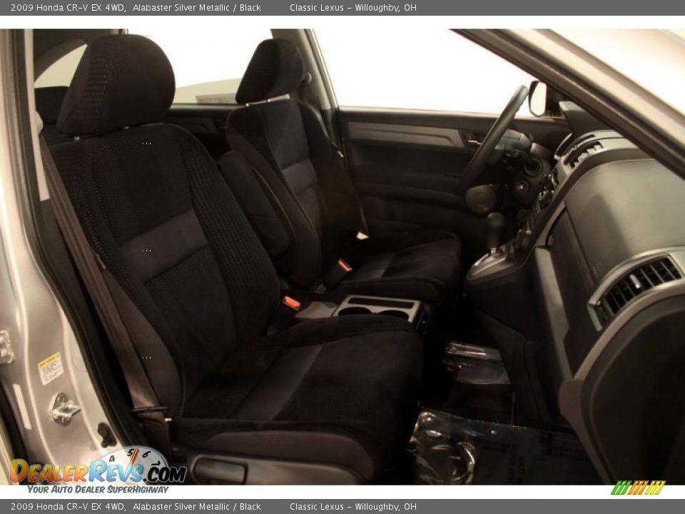 2009 Honda CR-V EX 4WD Alabaster Silver Metallic / Black Photo #9