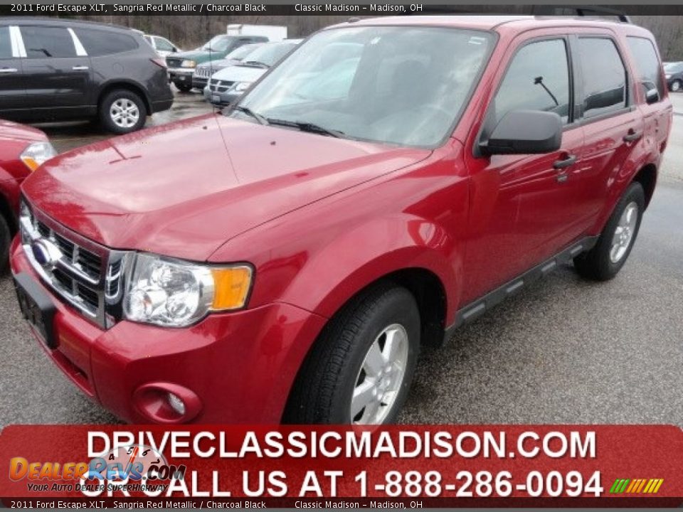 2011 Ford Escape XLT Sangria Red Metallic / Charcoal Black Photo #1