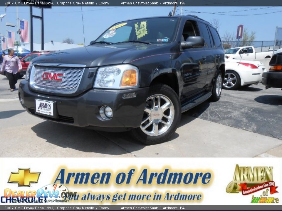 2007 GMC Envoy Denali 4x4 Graphite Gray Metallic / Ebony Photo #1